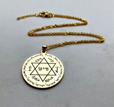 Witchcraft archangel spell necklace amulet name of God Witchcraft archangel spell necklace amulet name of God