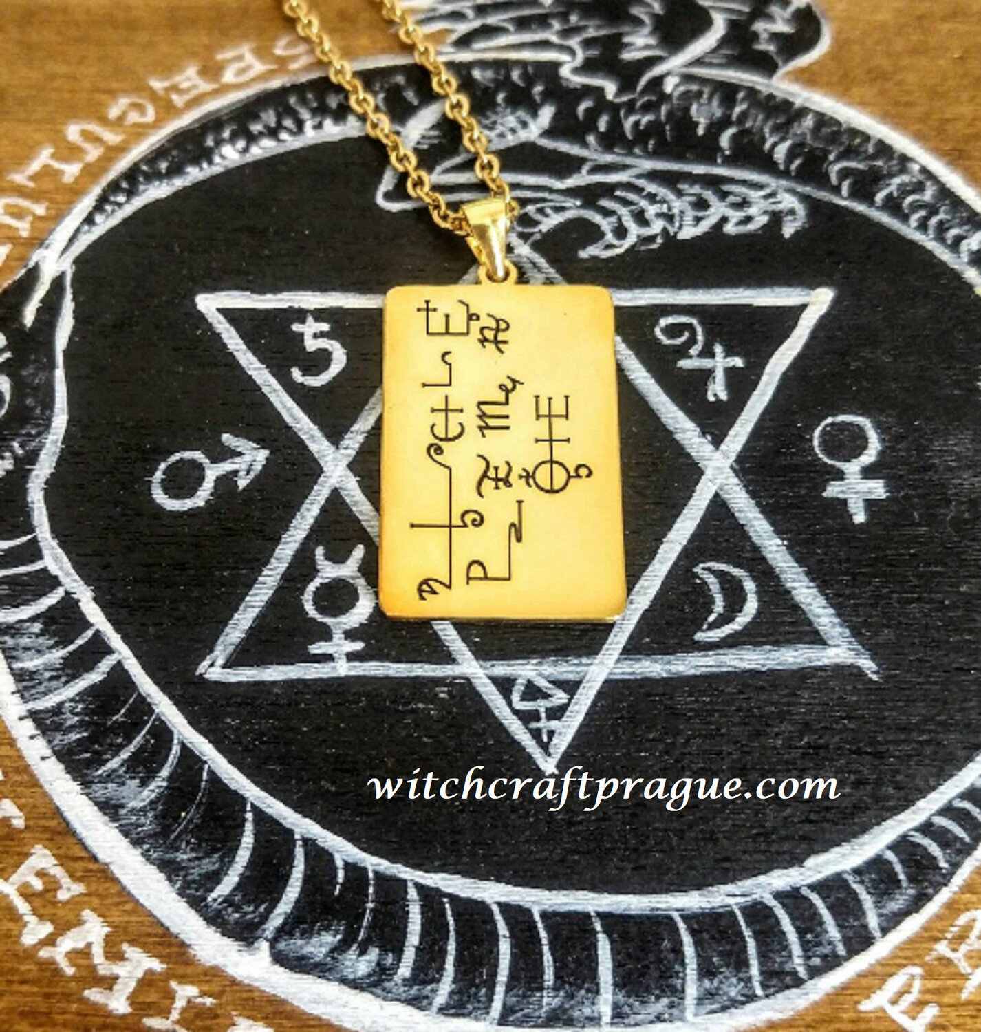 Alepta spirit amulet for abundance and protection Alepta spirit amulet for abundance and protection, Material: Gold plated