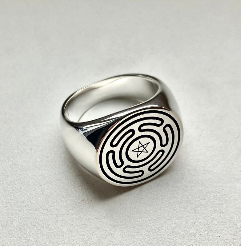 Witchcraft Hecate seal ring amulet Wicca talisman