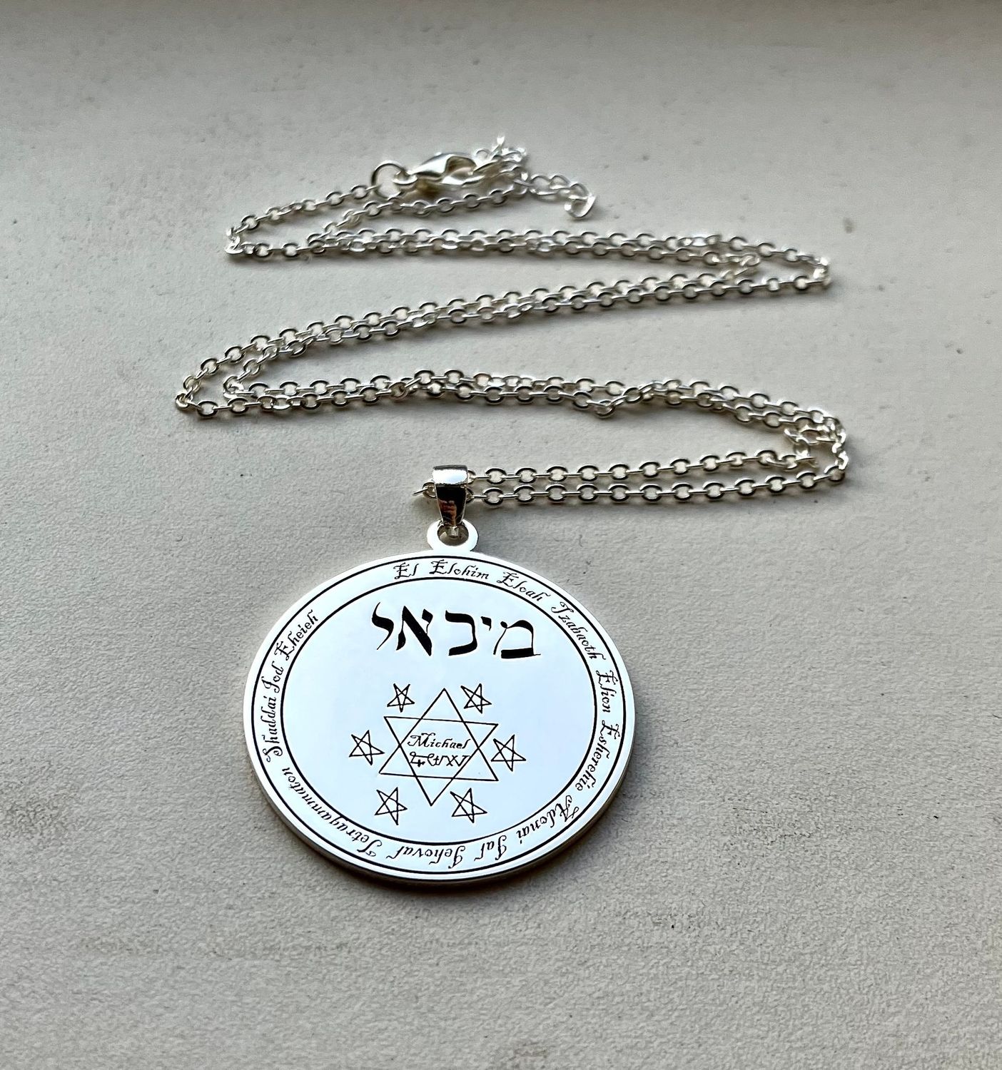 Witchcraft Archangel Michael necklace amulet