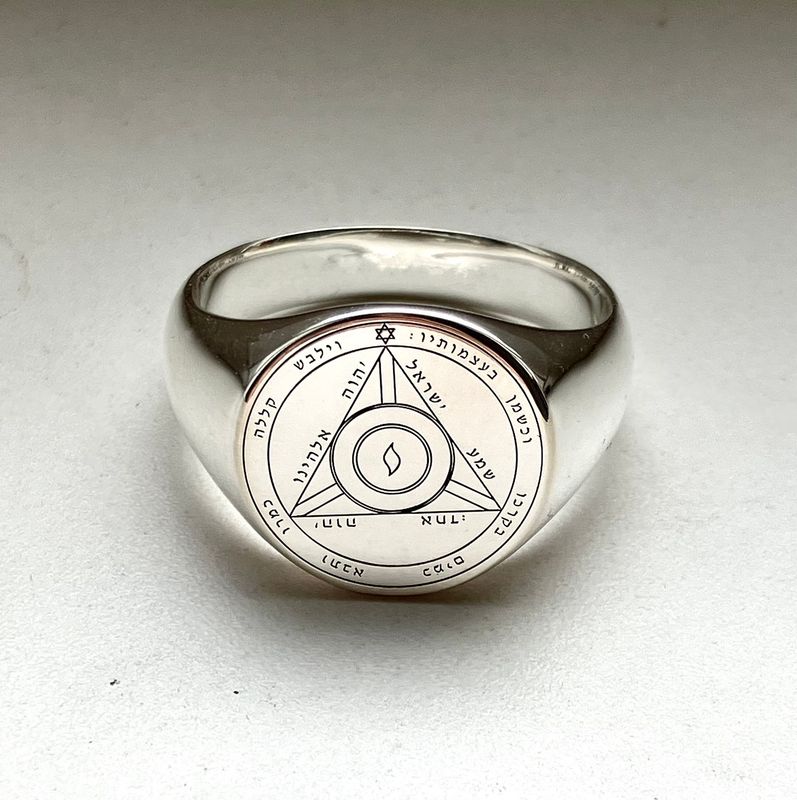 Fourth Pentacle of Saturn ring lesser key Fourth Pentacle of Saturn ring lesser key