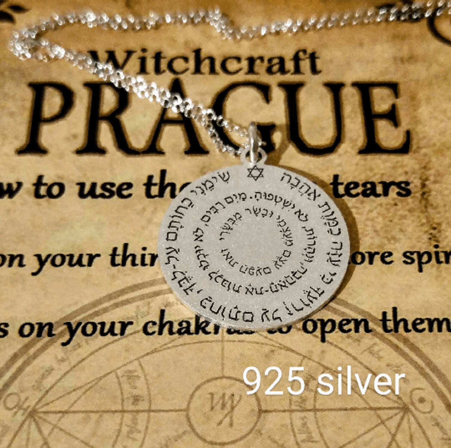 Song of Songs love Talisman Necklace, Material: 925 Silver
