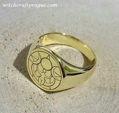 Hecate seal ring witchcraft amulet Wicca talisman Hecate seal ring witchcraft amulet Wicca talisman