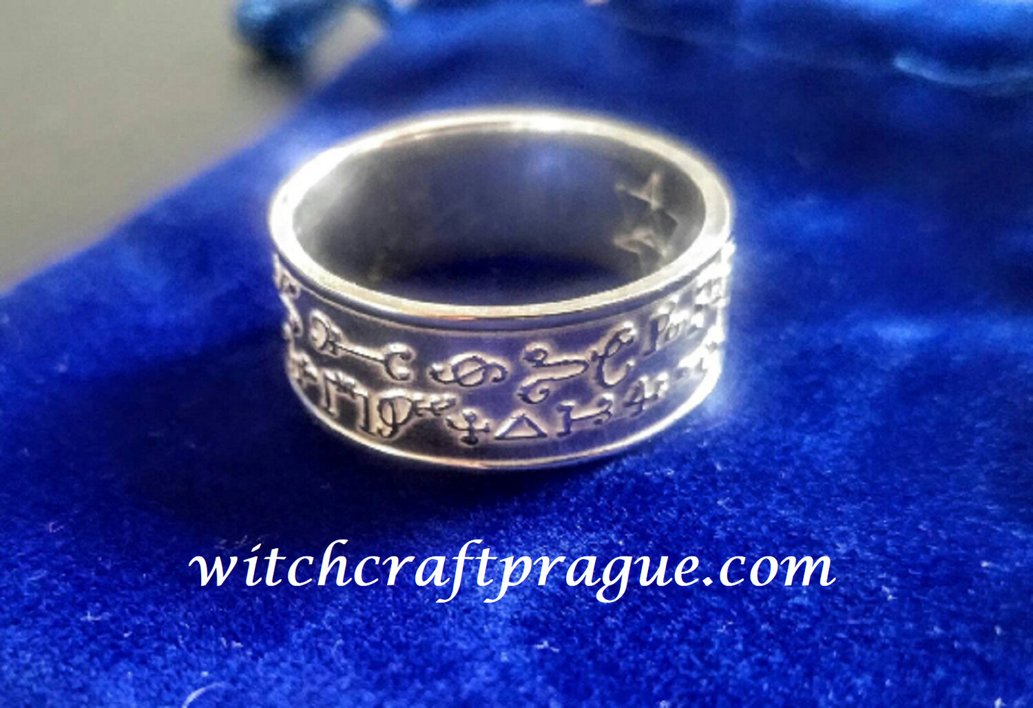 Alchemy Solomon crown magic ring amulet witchcraft talisman, Material: 925 Silver