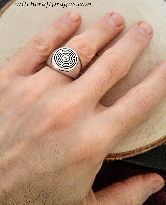 Hecate seal ring witchcraft amulet Wicca talisman Hecate seal ring witchcraft amulet Wicca talisman
