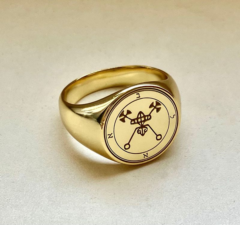 witchcraft Goetia Bael sigil ring amulet