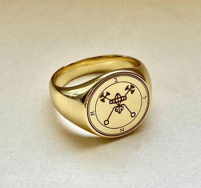 witchcraft Goetia Bael sigil ring amulet