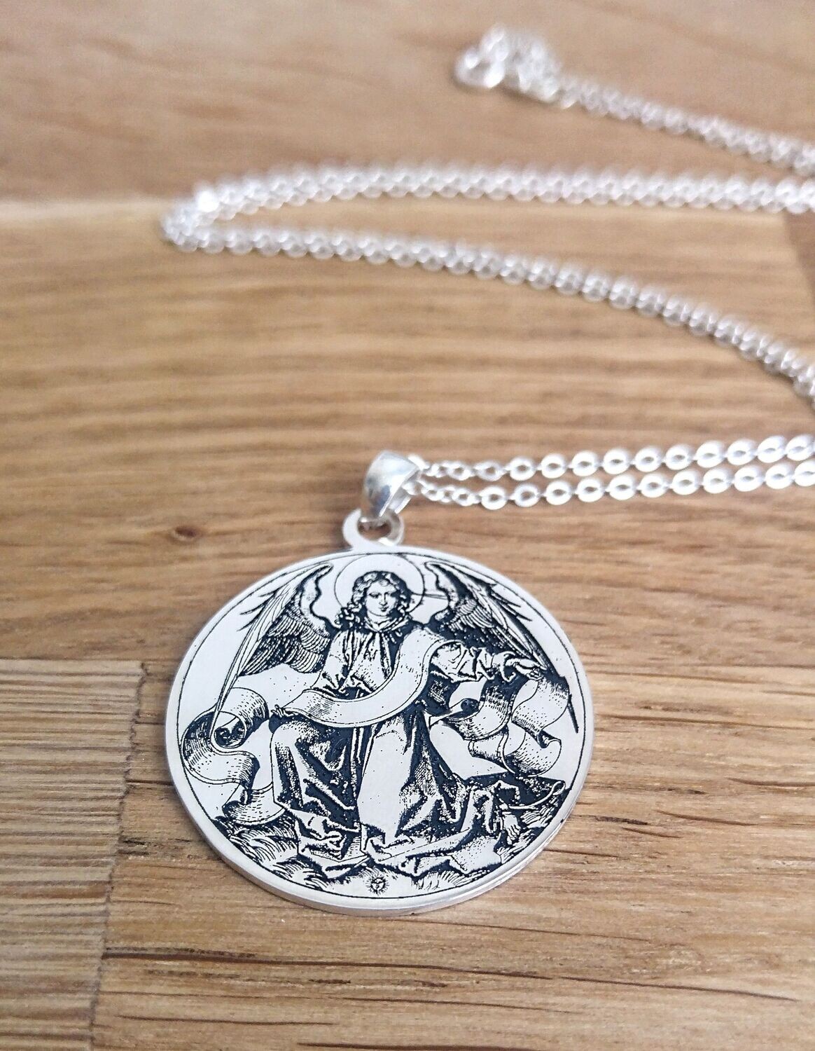 Guardian angel necklace amulet 925 silver Guardian angel necklace amulet 925 silver