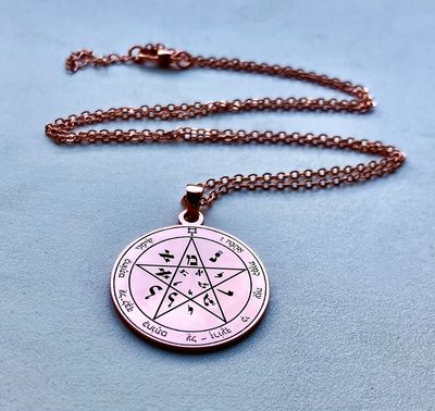 Seal of Solomon Second Pentacle of Venus love necklace