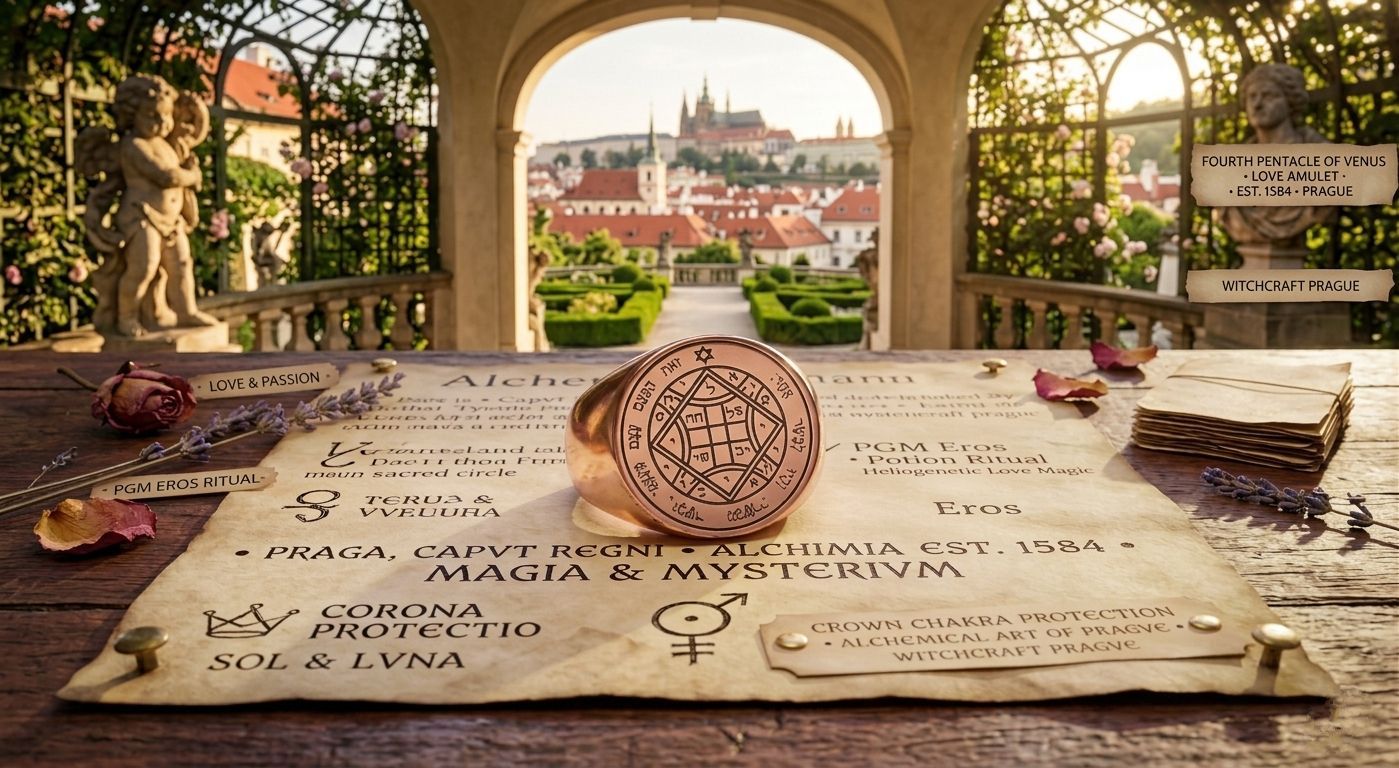 Fourth Pentacle of Venus copper ring