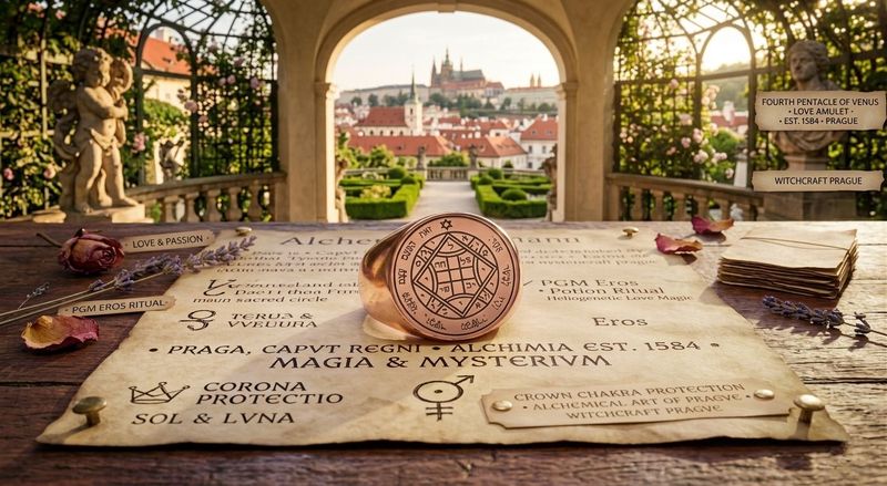 Fourth Pentacle of Venus copper ring