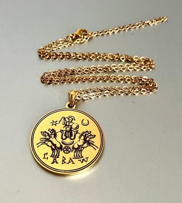 Abraxas Talisman Necklace Gnostic Protection