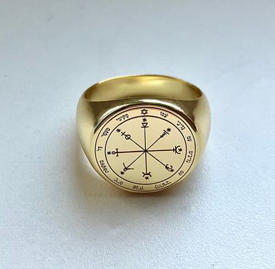 Jupiter wealth ring amulet