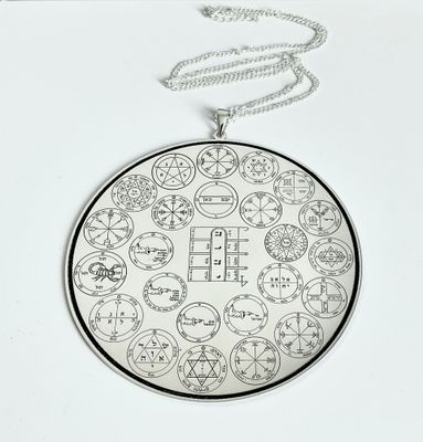 Full Seals of Solomon necklace talisman