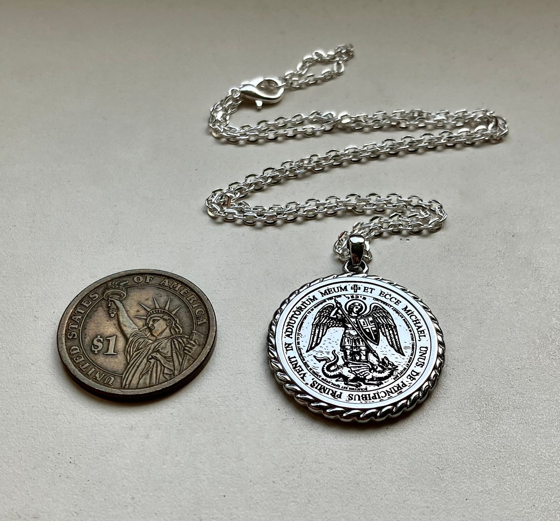 St. Michael protection medallion