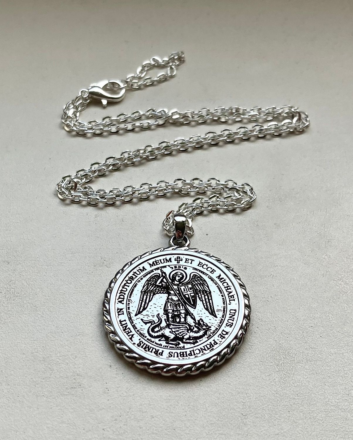 St. Michael protection medallion