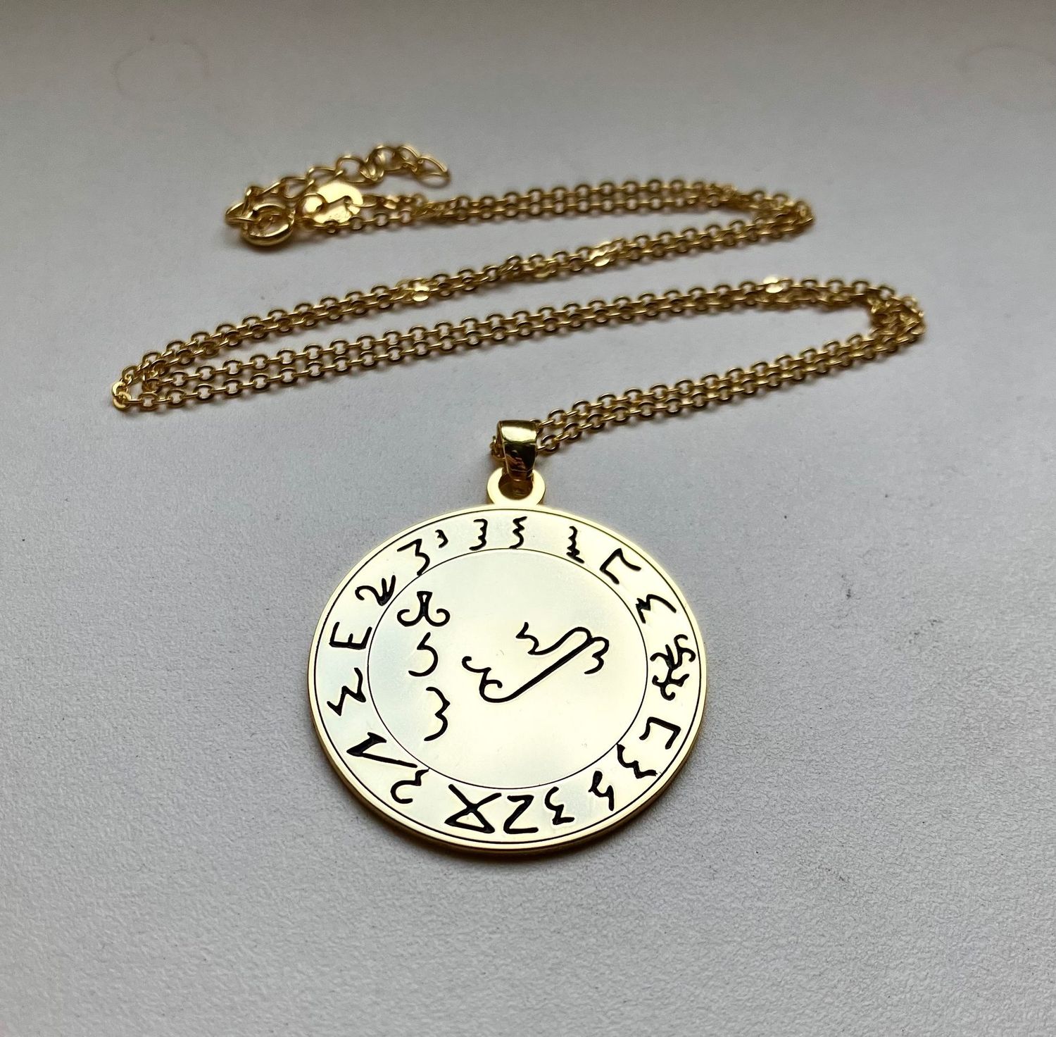 Lucifer Sigil Necklace, Grimoirium Verum Seal