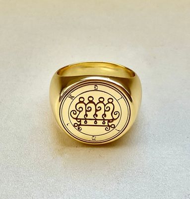 King Paimon Sigil Ring - Ars Goetia Talisman King Paimon Sigil Ring - Ars Goetia Talisman