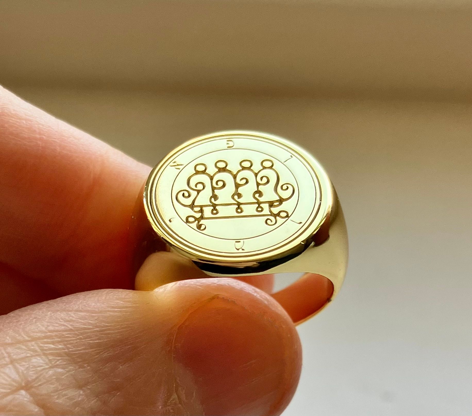 King Paimon Sigil Ring - Ars Goetia Talisman