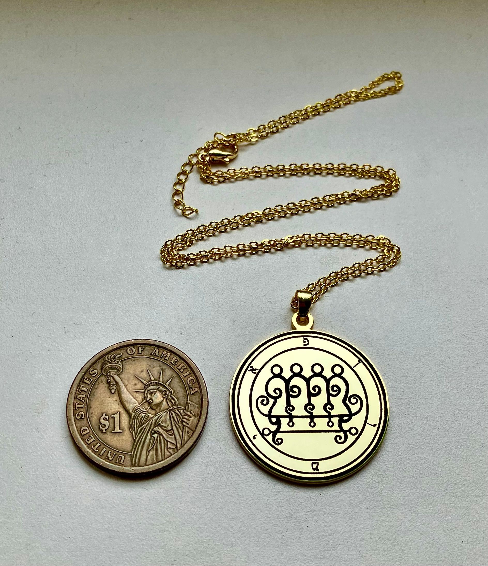 King Paimon Sigil Necklace - Goetia Talisman Pendant