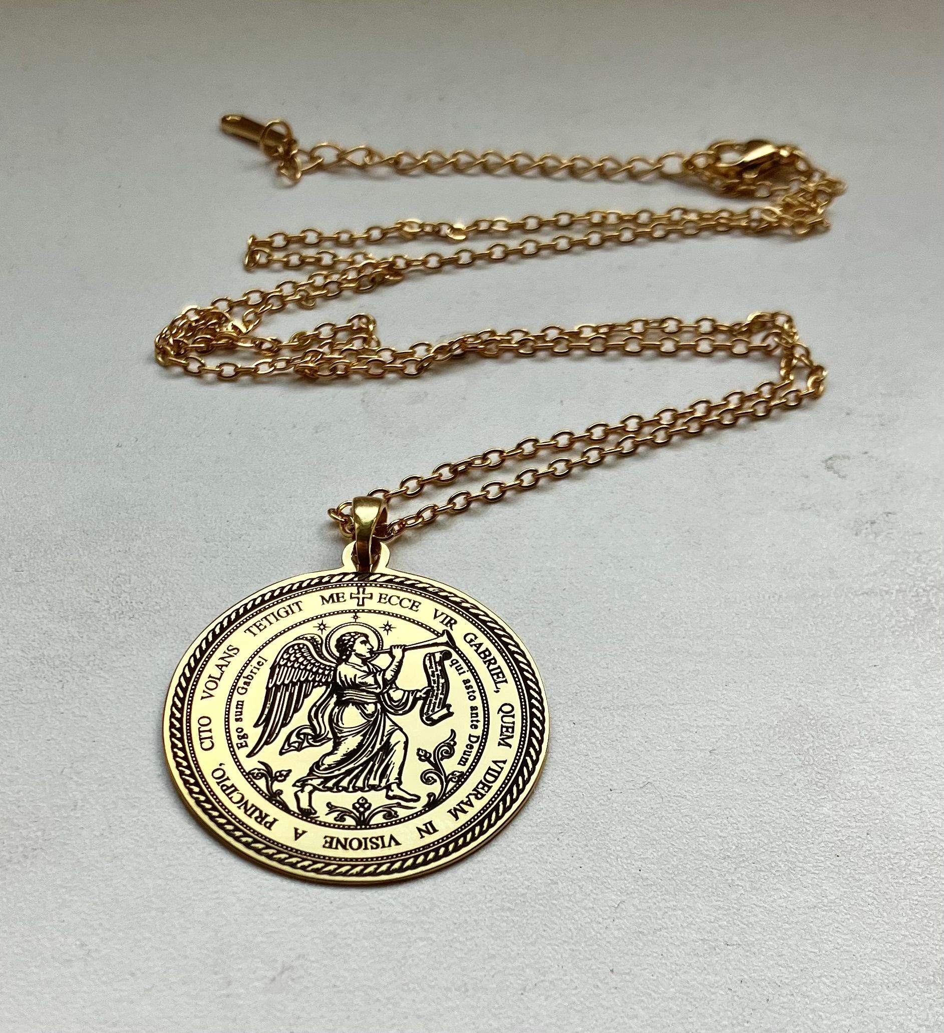 Archangel Gabriel necklace talisman