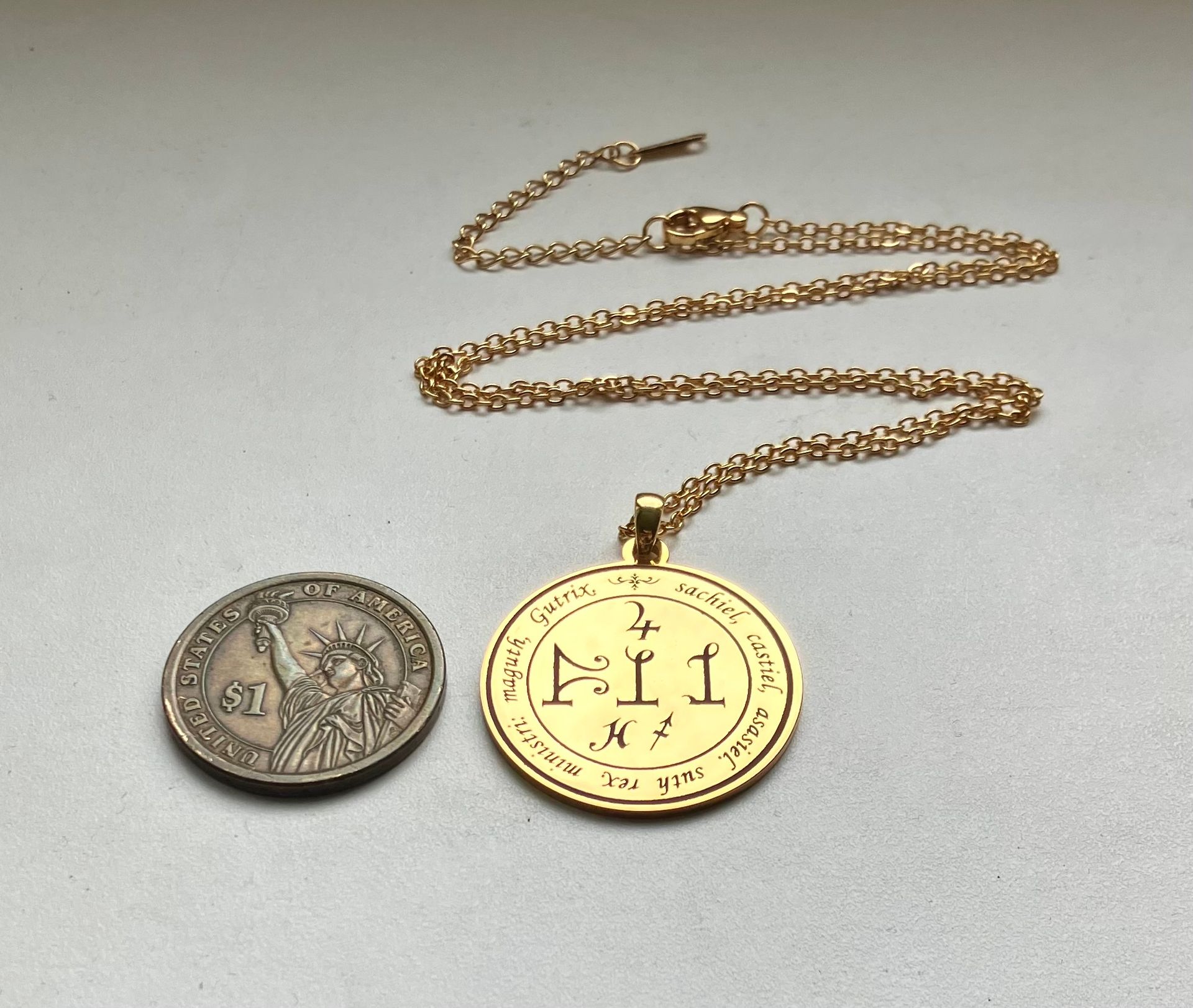 Archangel Sachiel talisman, Wealth Pendant