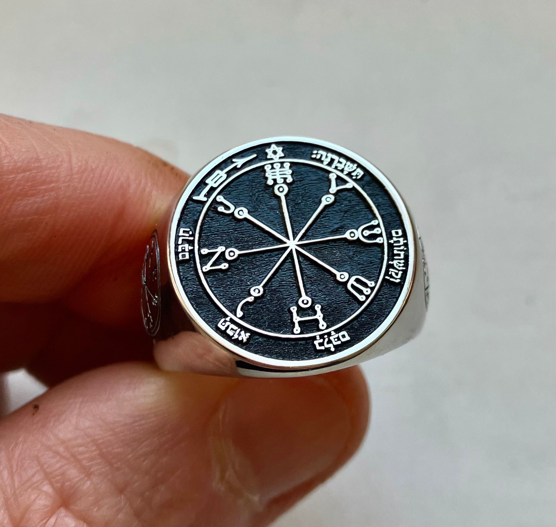 Sixth Pentacle of Mars Ring, Protection Talisman
