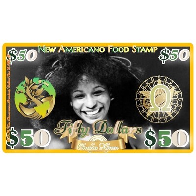 New Americano $50 Dollar Bill Food Stamp (Food Backed)(Water Backed)(Gold Backed)(NFT)