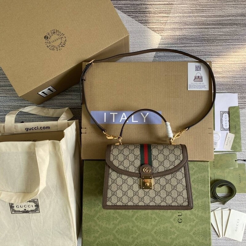 Ophidia Small Top Handle Bag