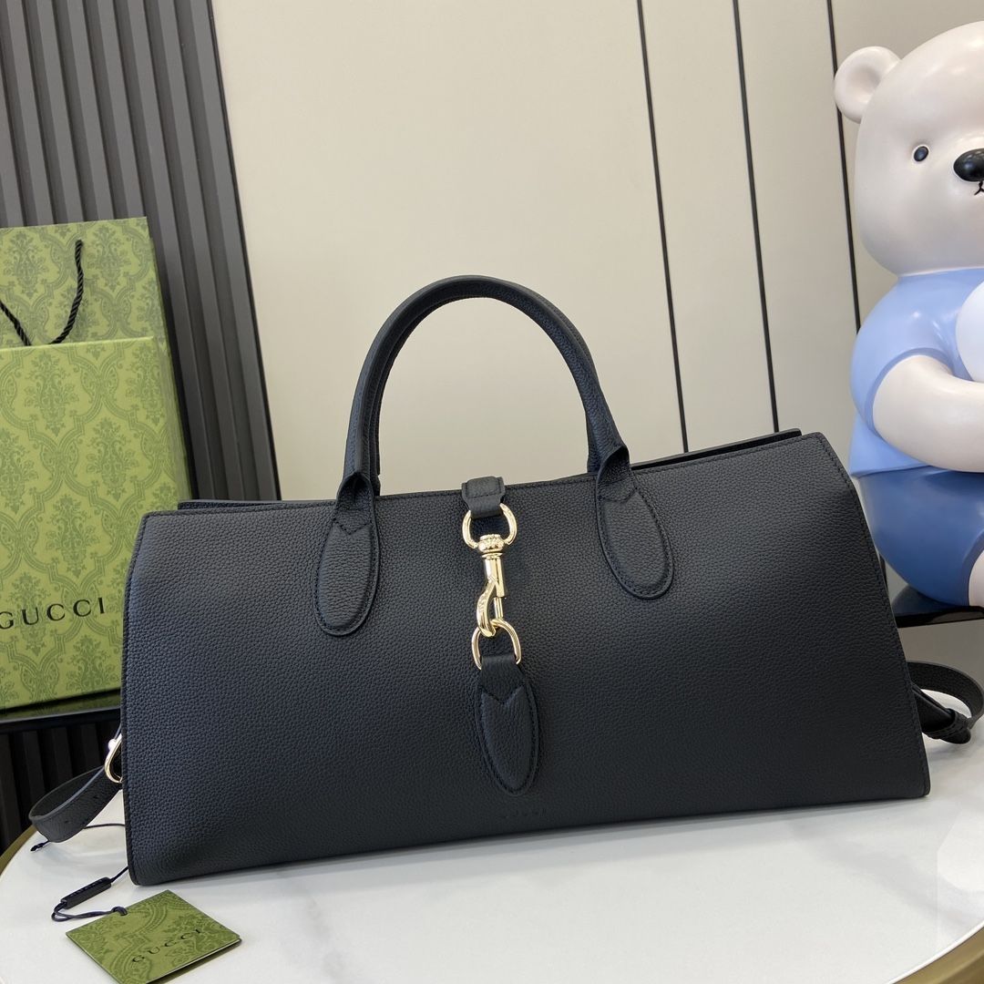 Medium Tote Bag With Hook Closure