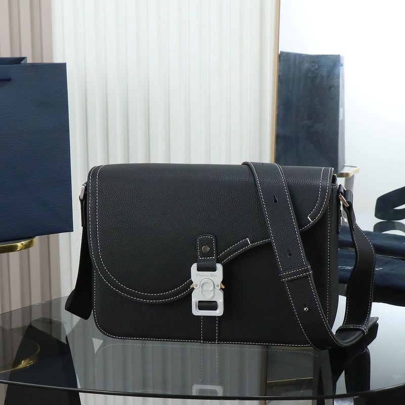 Saddle Messenger Bag with Flap