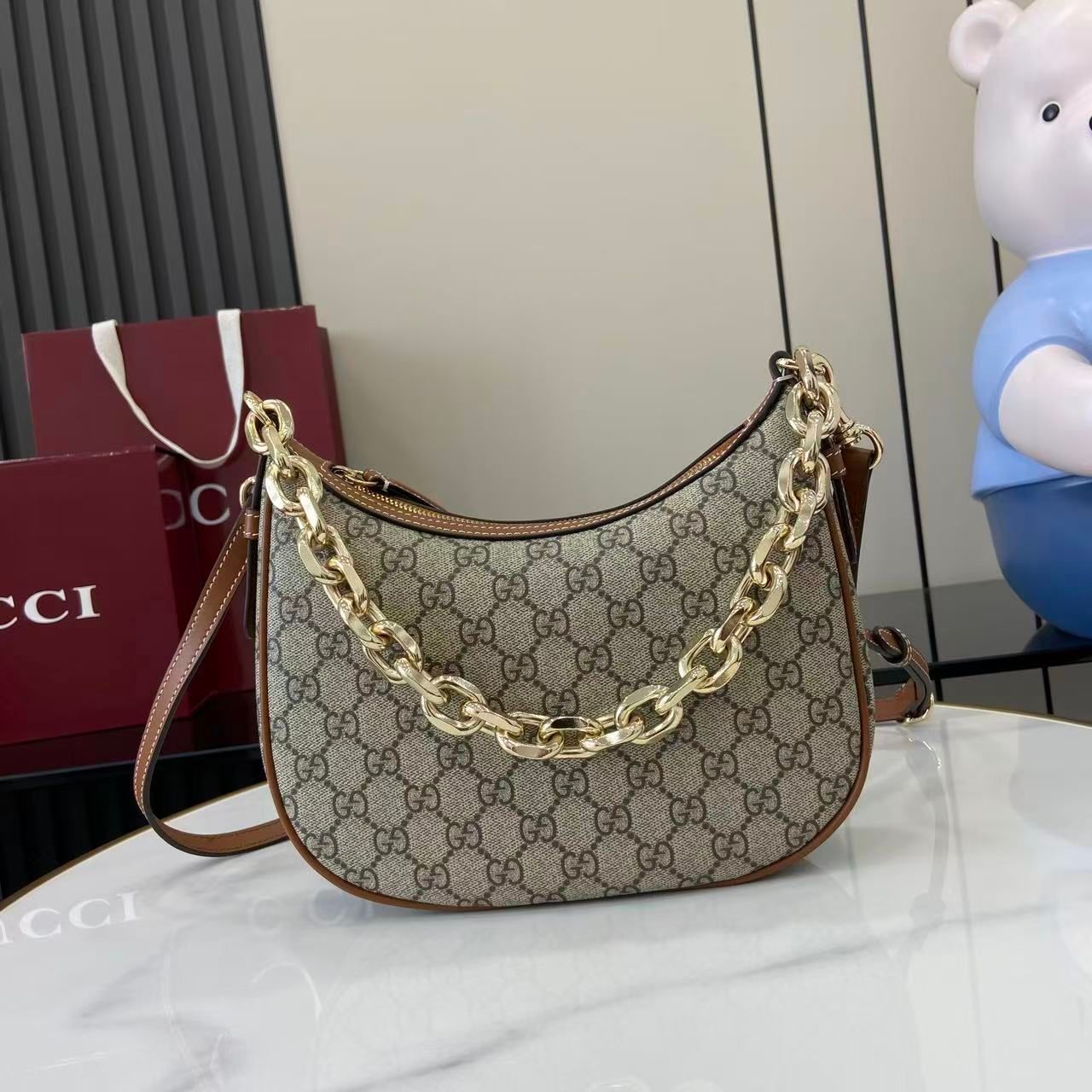 Emblem Small Shoulder Bag