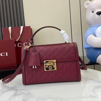 Padlock Medium Top Handle Bag