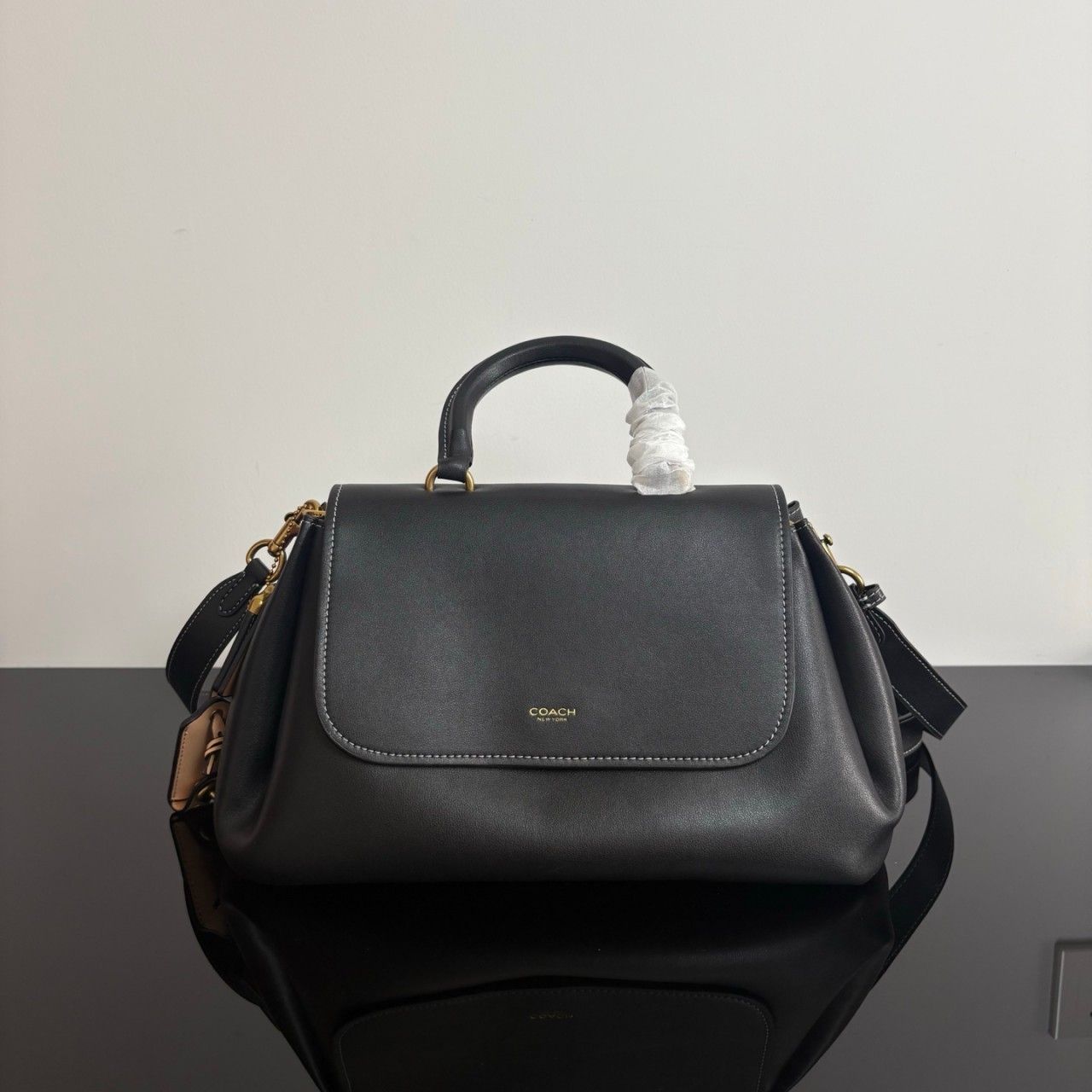Coach Slouchy Rouge Top Handle