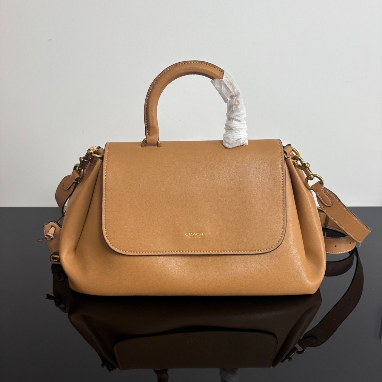 Coach Slouchy Rouge Top Handle