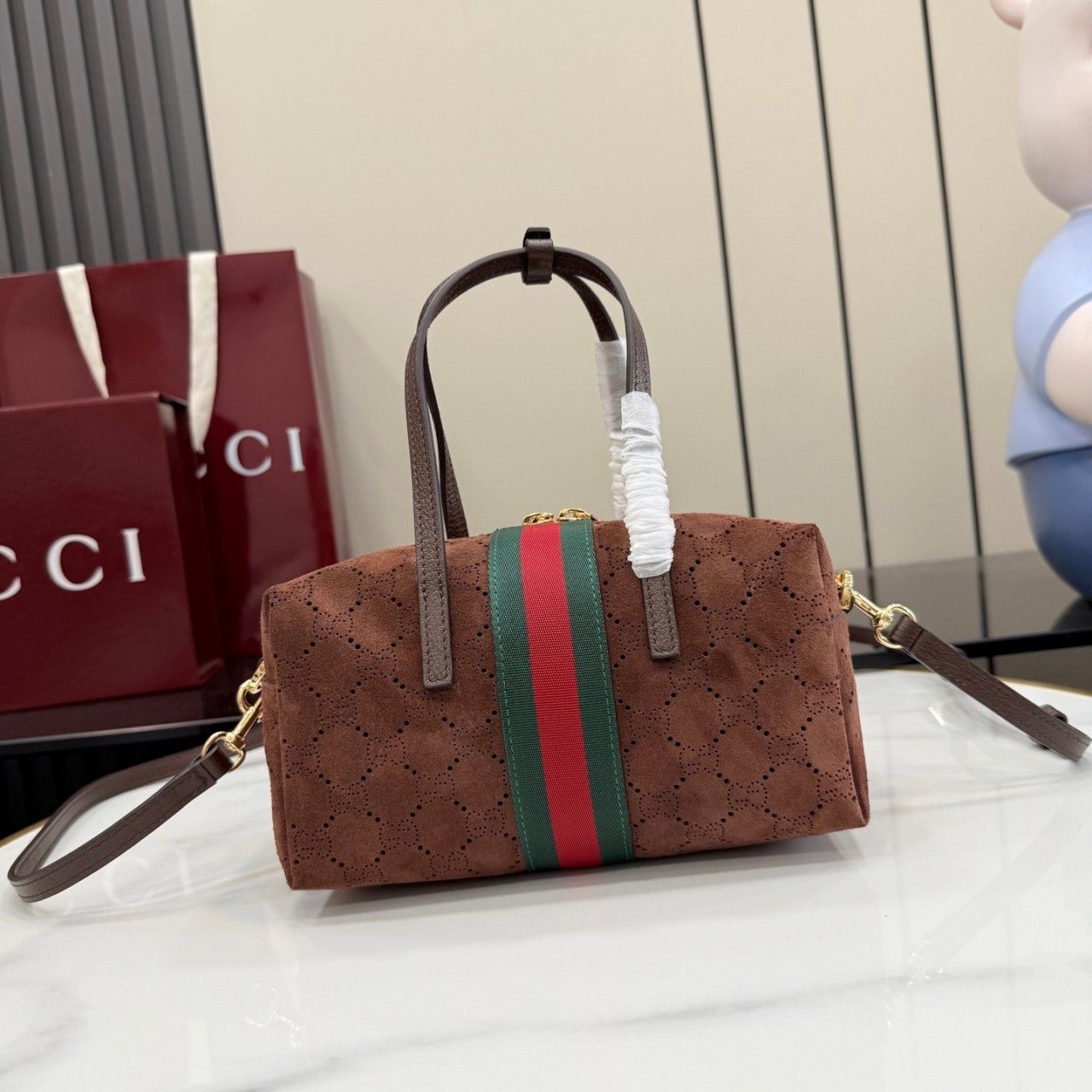 Small Boston Bag with Web