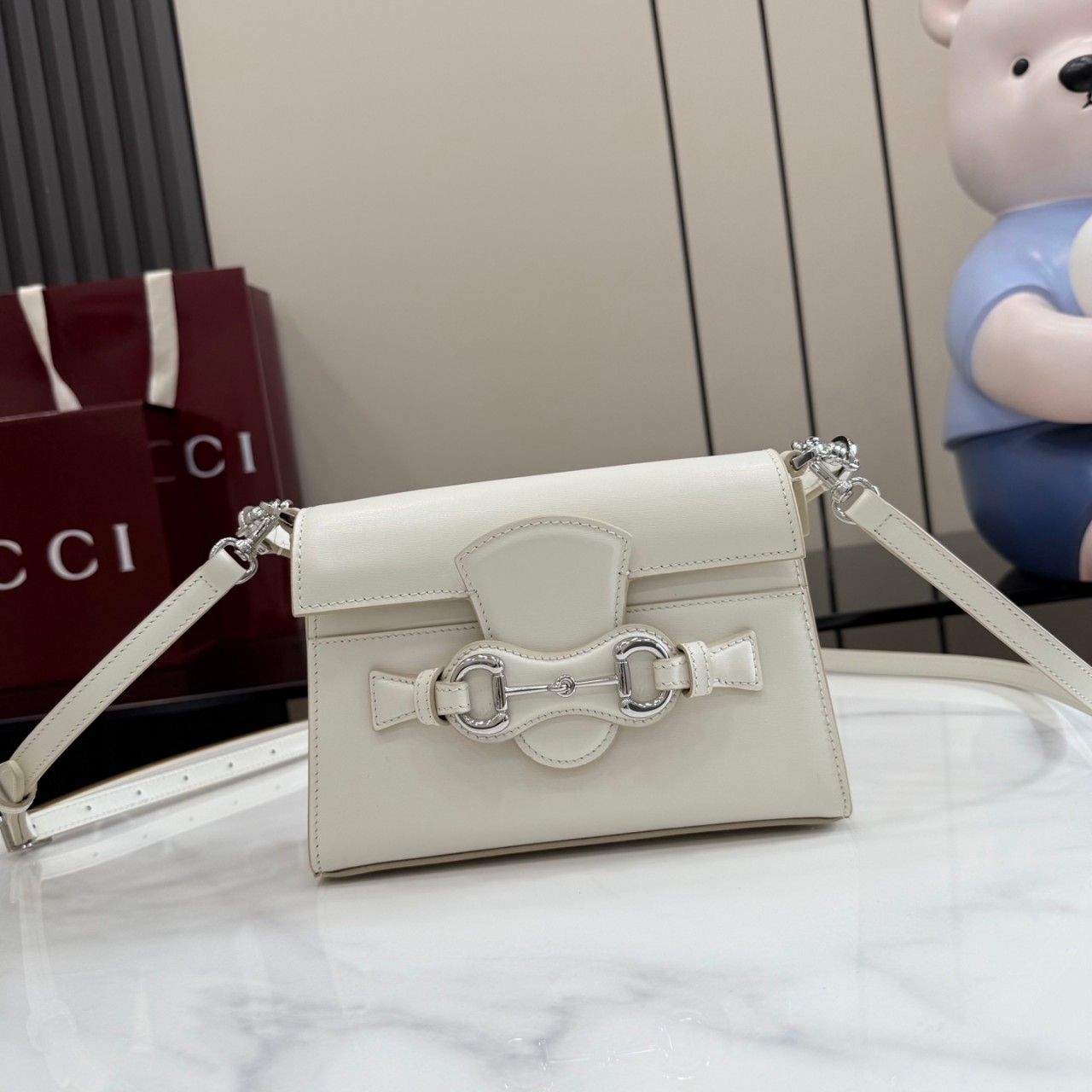 Horsebit Duomo Small Top Handle Bag