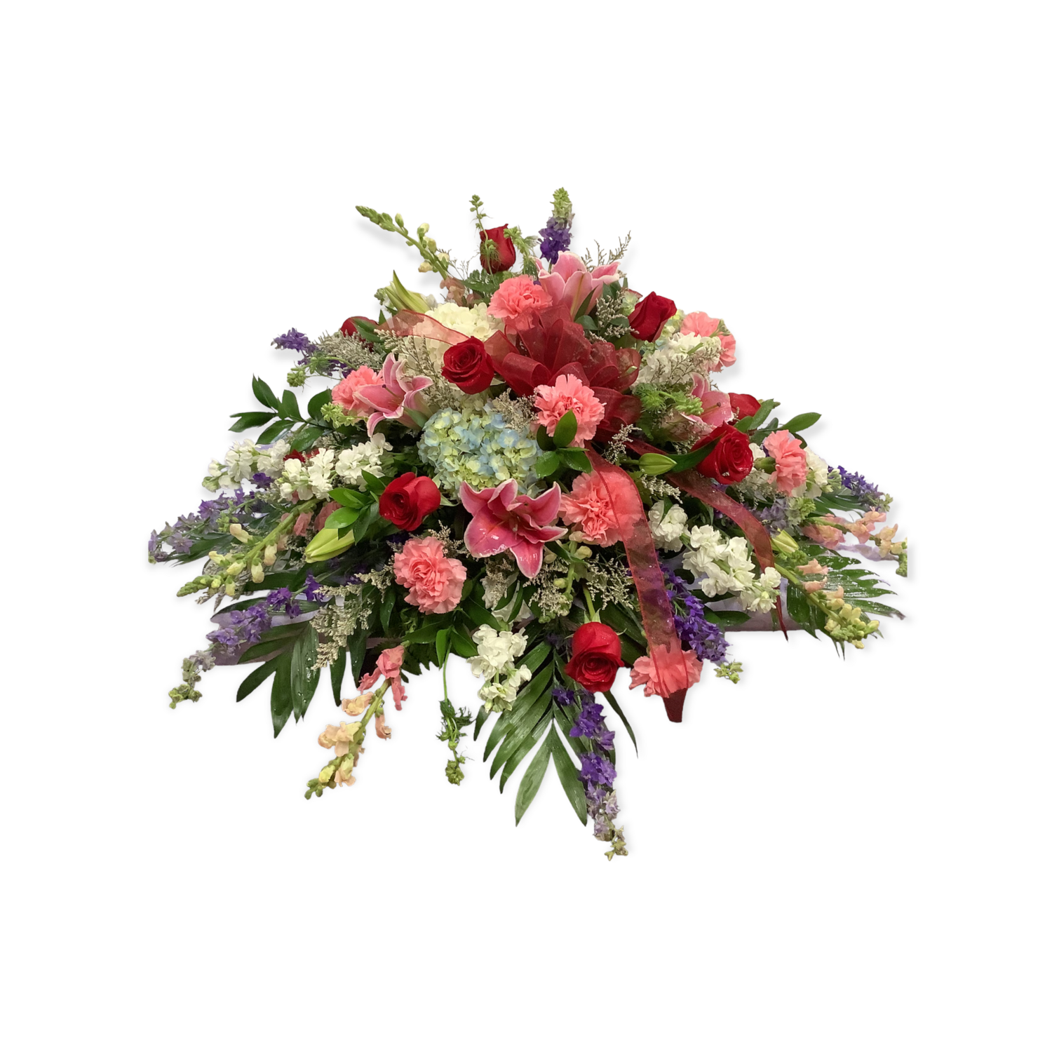 Garden Style Casket Spray