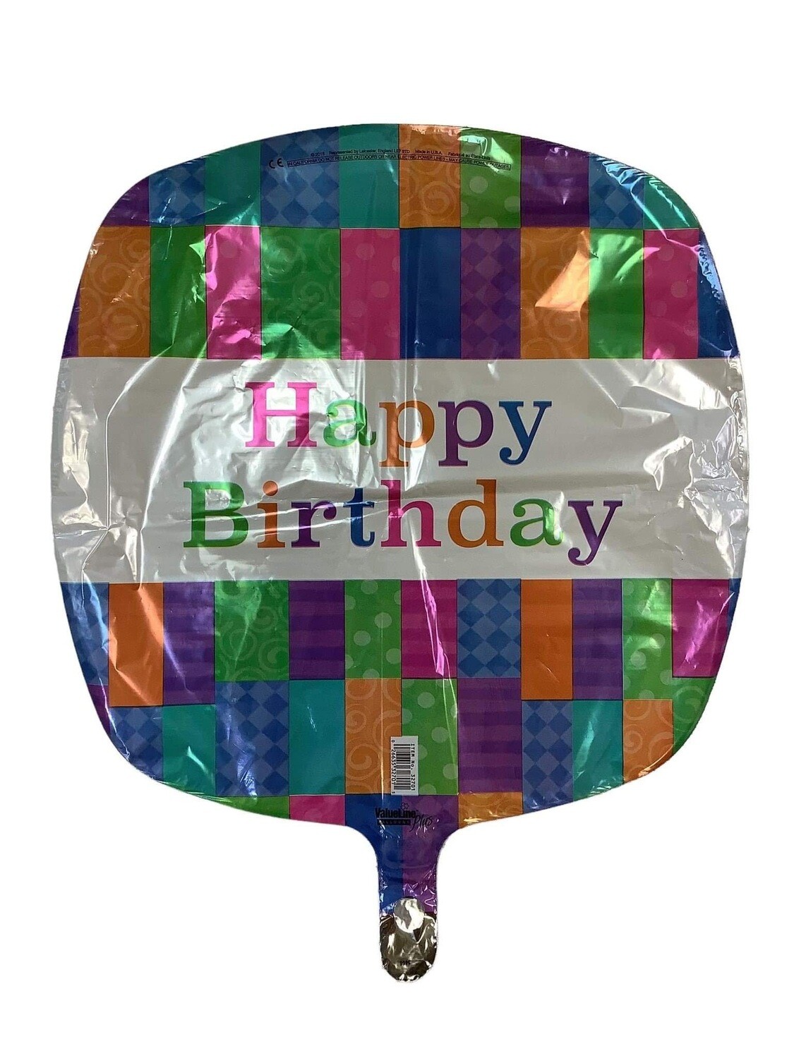Happy Birthday Patchwork Square