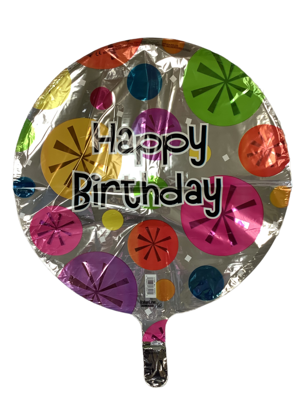 Happy Birthday Colorful Orbs