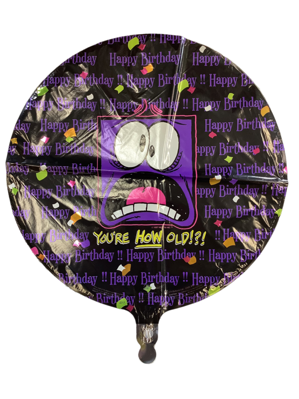 Happy Birthday Black & Purple “You’re How Old!?!” Happy Birthday Black & Purple “You’re How Old!?!”