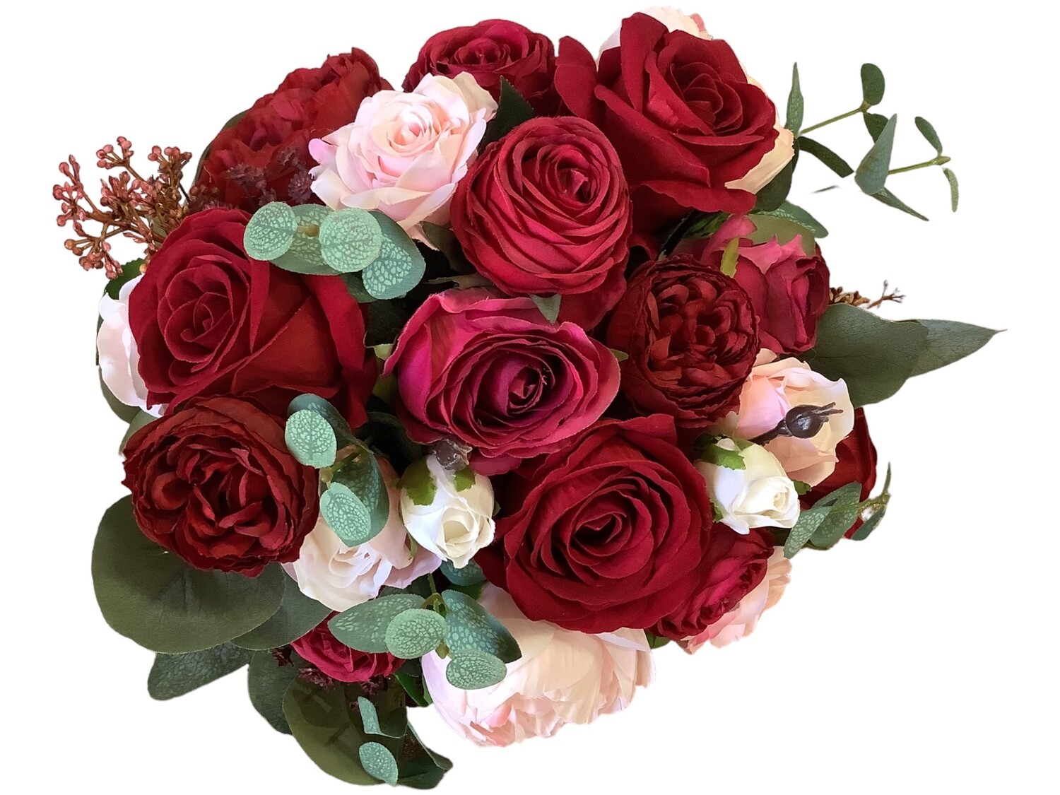 Red &amp; Pink Bridal Bouquet