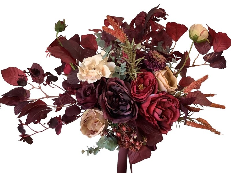 Boho Moody Dark Bridal Bouquet