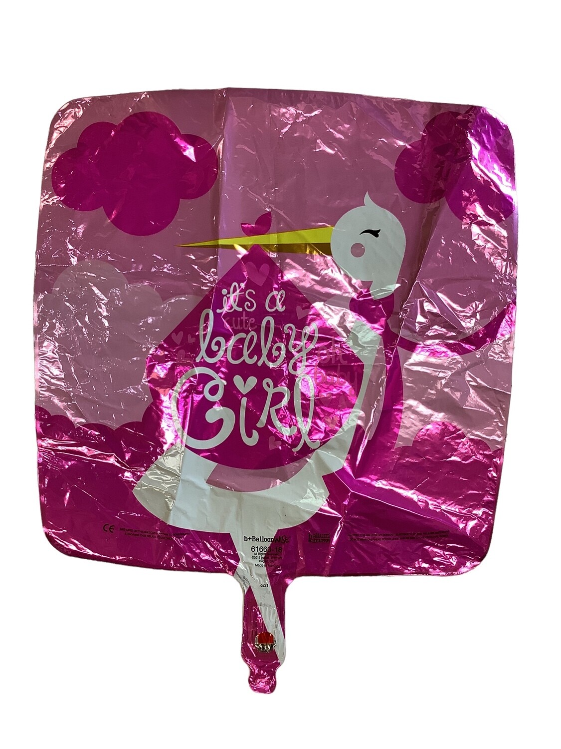 It’s A Girl Stork Square