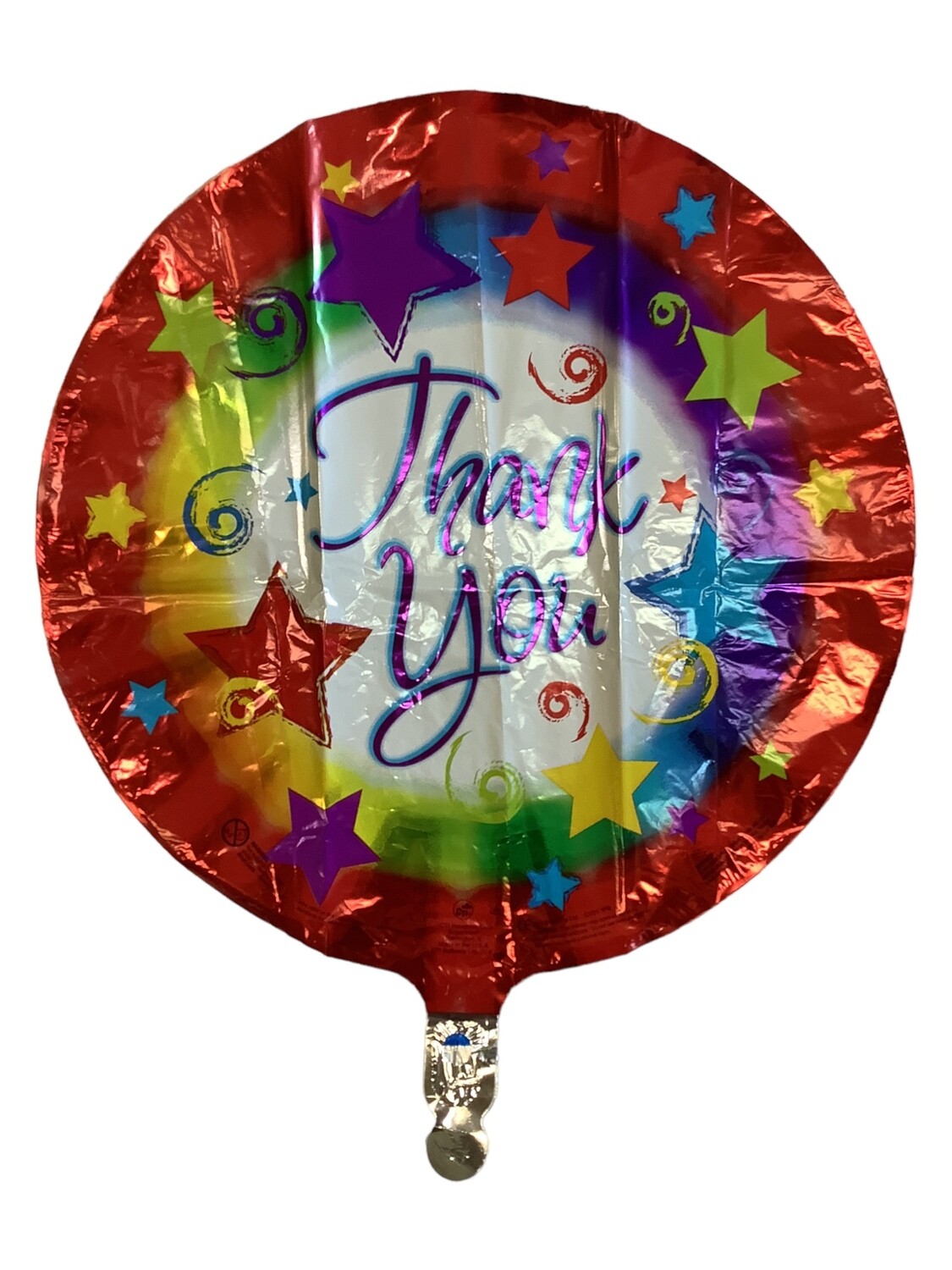 Thank You- Red with Stars