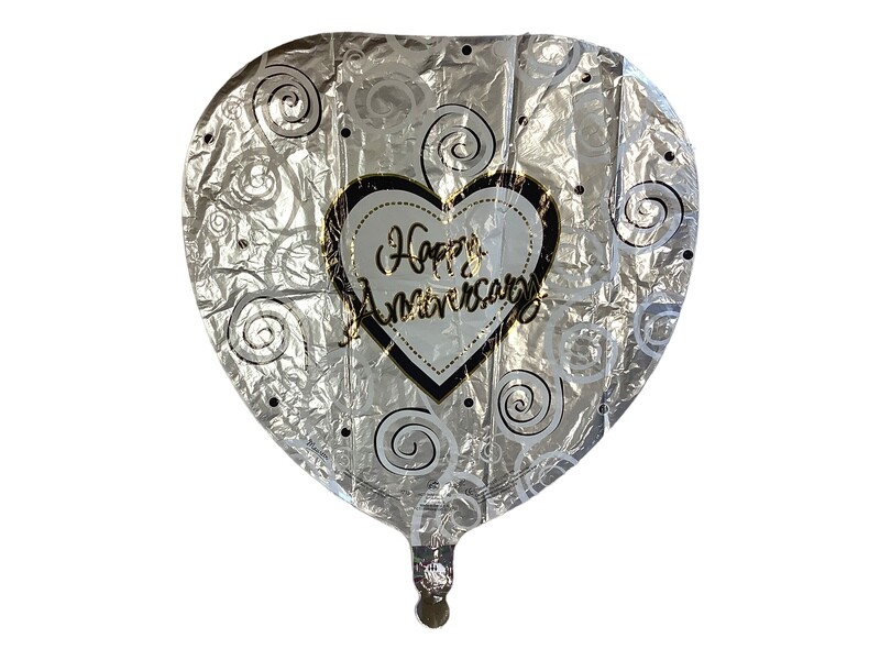 Happy Anniversary Heart Swirls