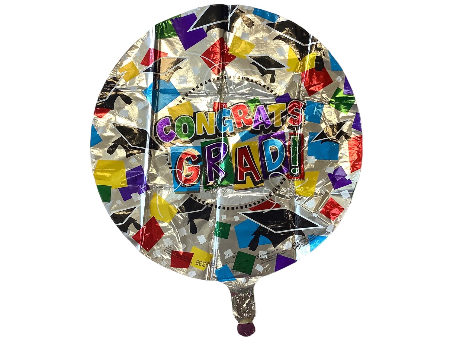 Congrats Grad - Colorful Caps