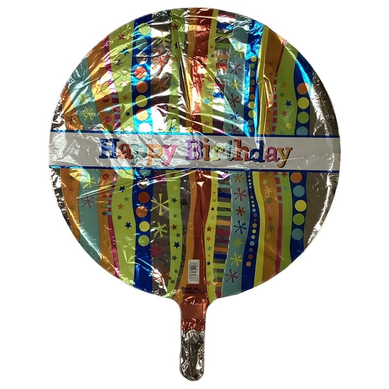 Happy Birthday Lime Green, Royal Blue, & Orange Happy Birthday Lime Green, Royal Blue, & Orange