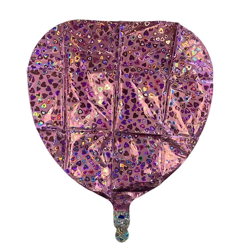 Heart shaped roses pink dazzle Balloon