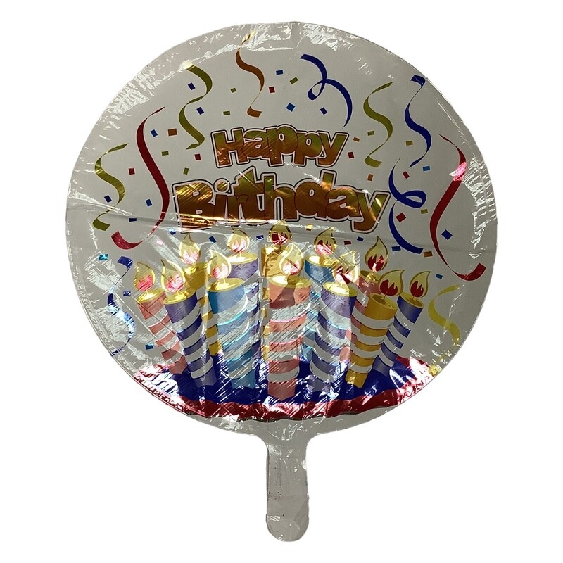 Happy Birthday Colorful Candles